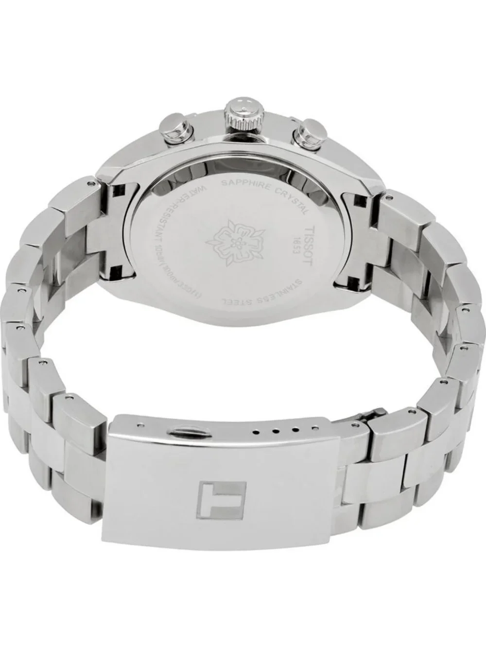 NWT Tissot T-Classic Chronograph Diamond Blue Dial Ladies Watch